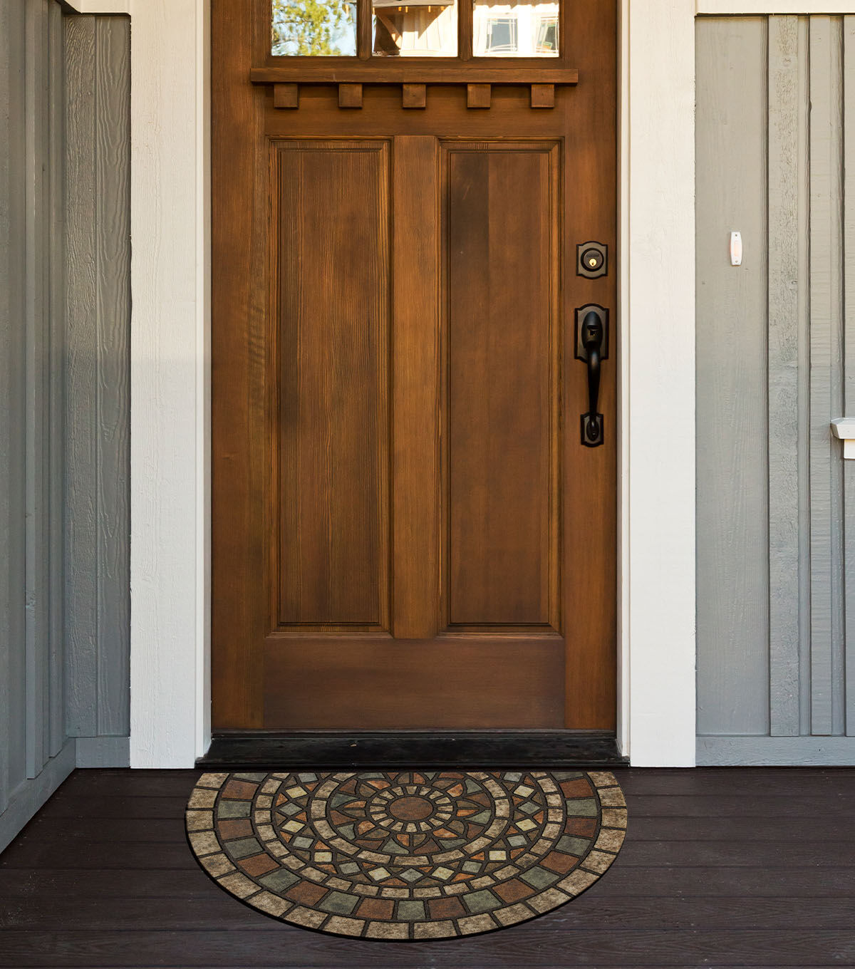 Mosaic Mythos Stone Doormat Multi 1'11