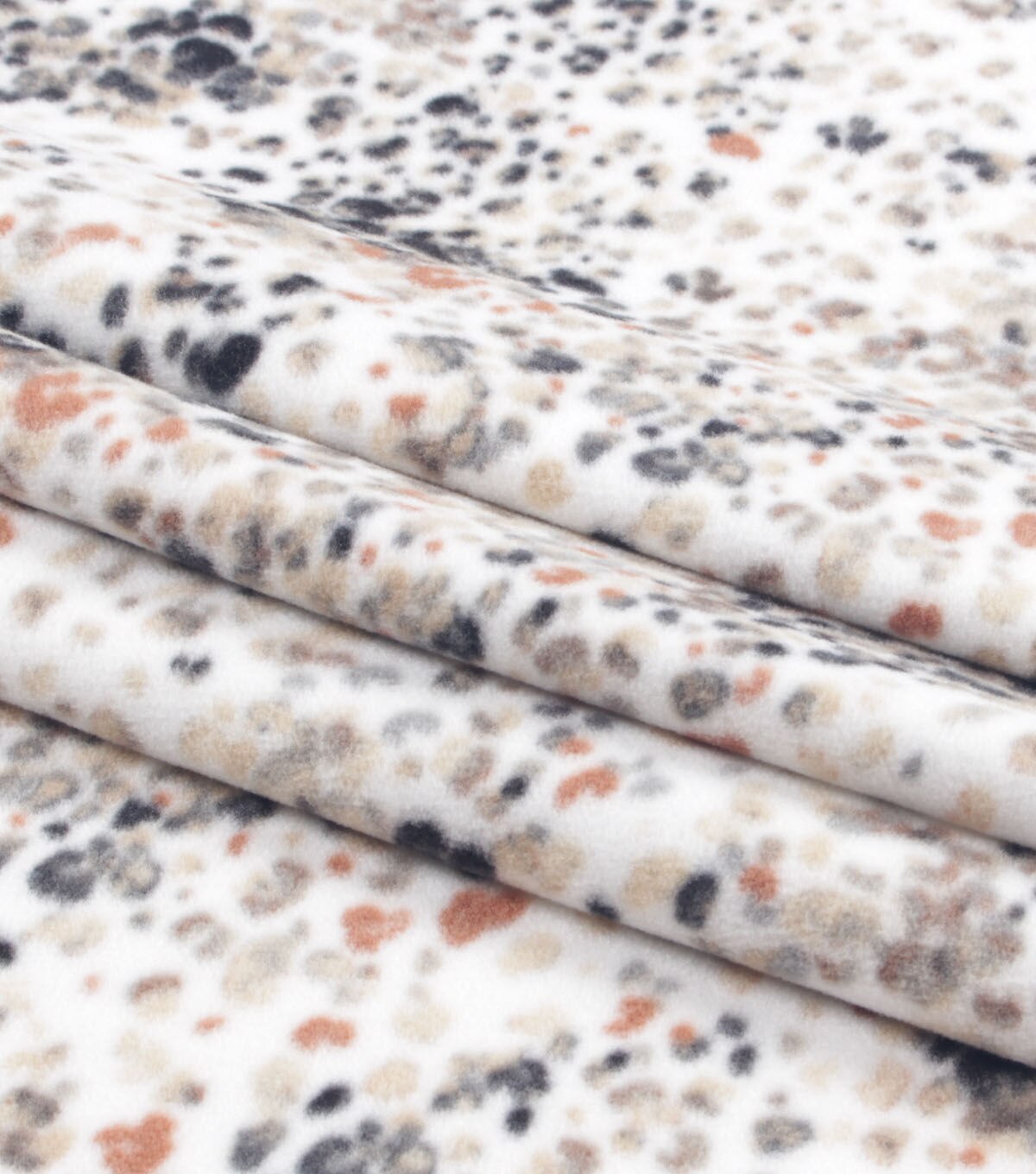 Multicolor Animal Spots Anti Pill Fleece Fabric