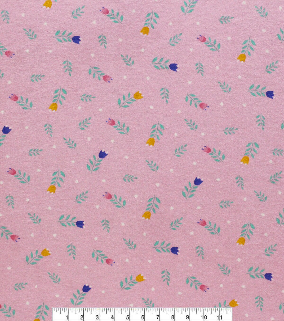 Super Snuggle Happy Floral Pink Flannel Fabric