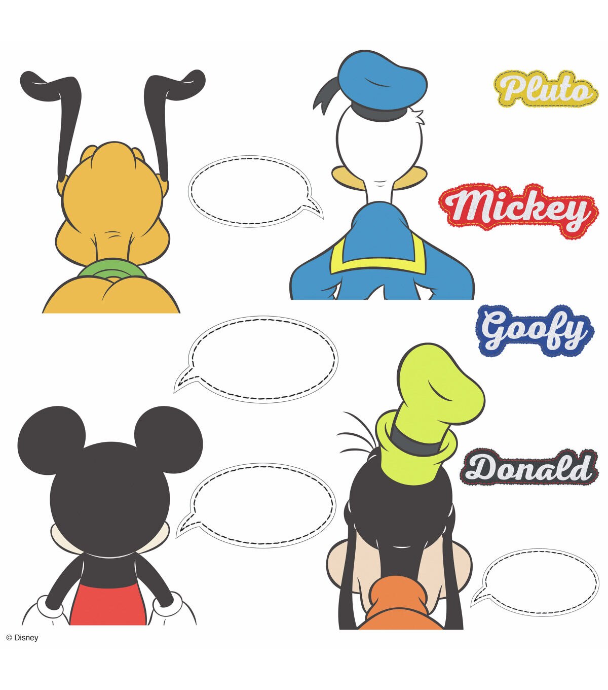 RoomMates Wall Decals Mickey and Friends