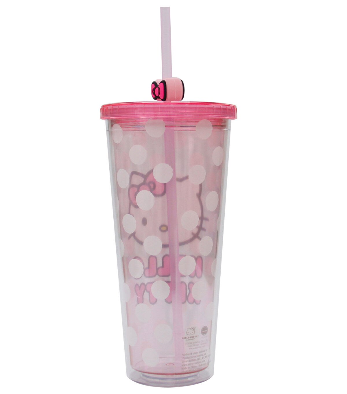 24oz Hello Kitty Plastic Tumbler