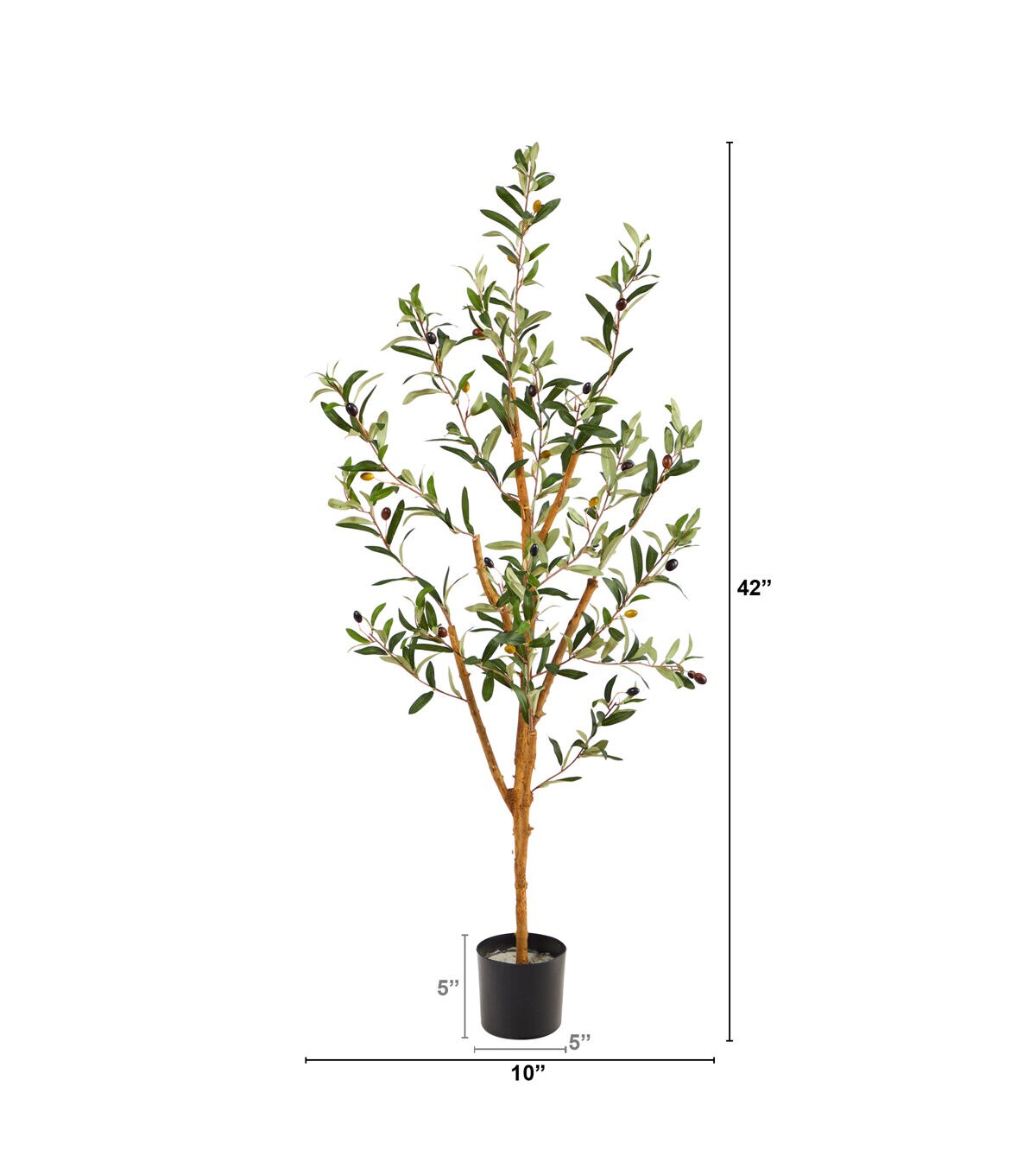 Nearly Natural 3.5' Olive Artificial Tree