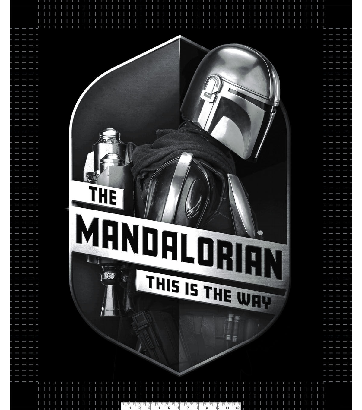 Star Wars Mandalorian No Sew Fleece Throw Profile 72