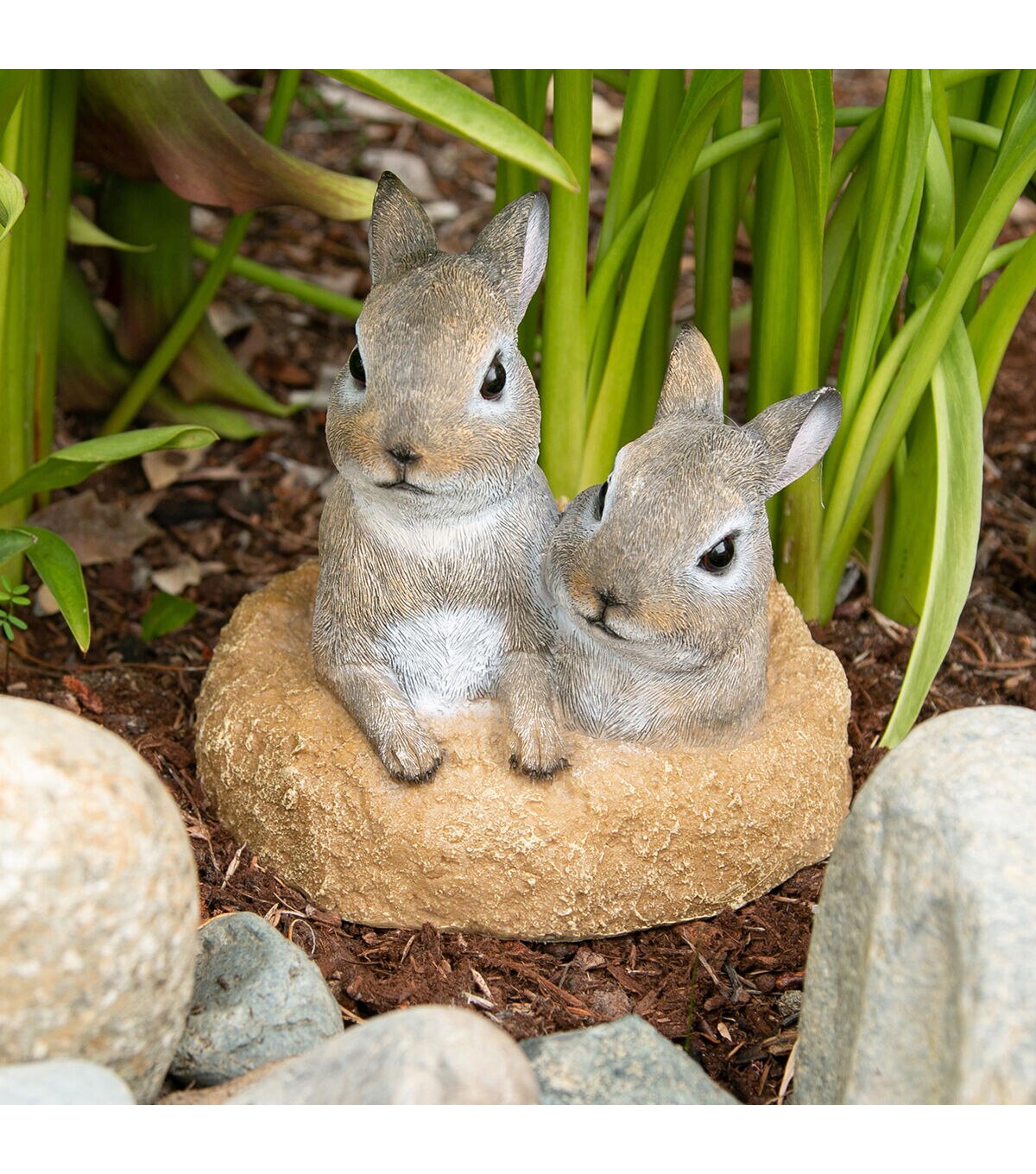 Zingz & Thingz Peek-A-Boo Garden Bunnies Decor