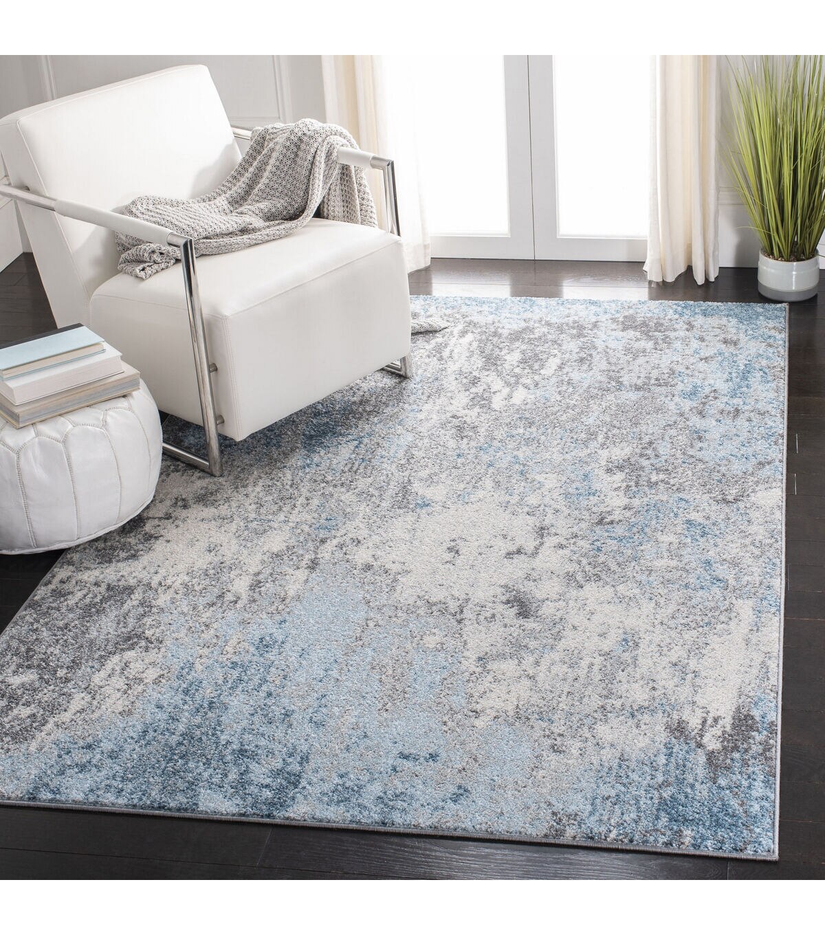 Safavieh Tulum 207 Grey / Blue 3' X 5' Sm. Rectangle
