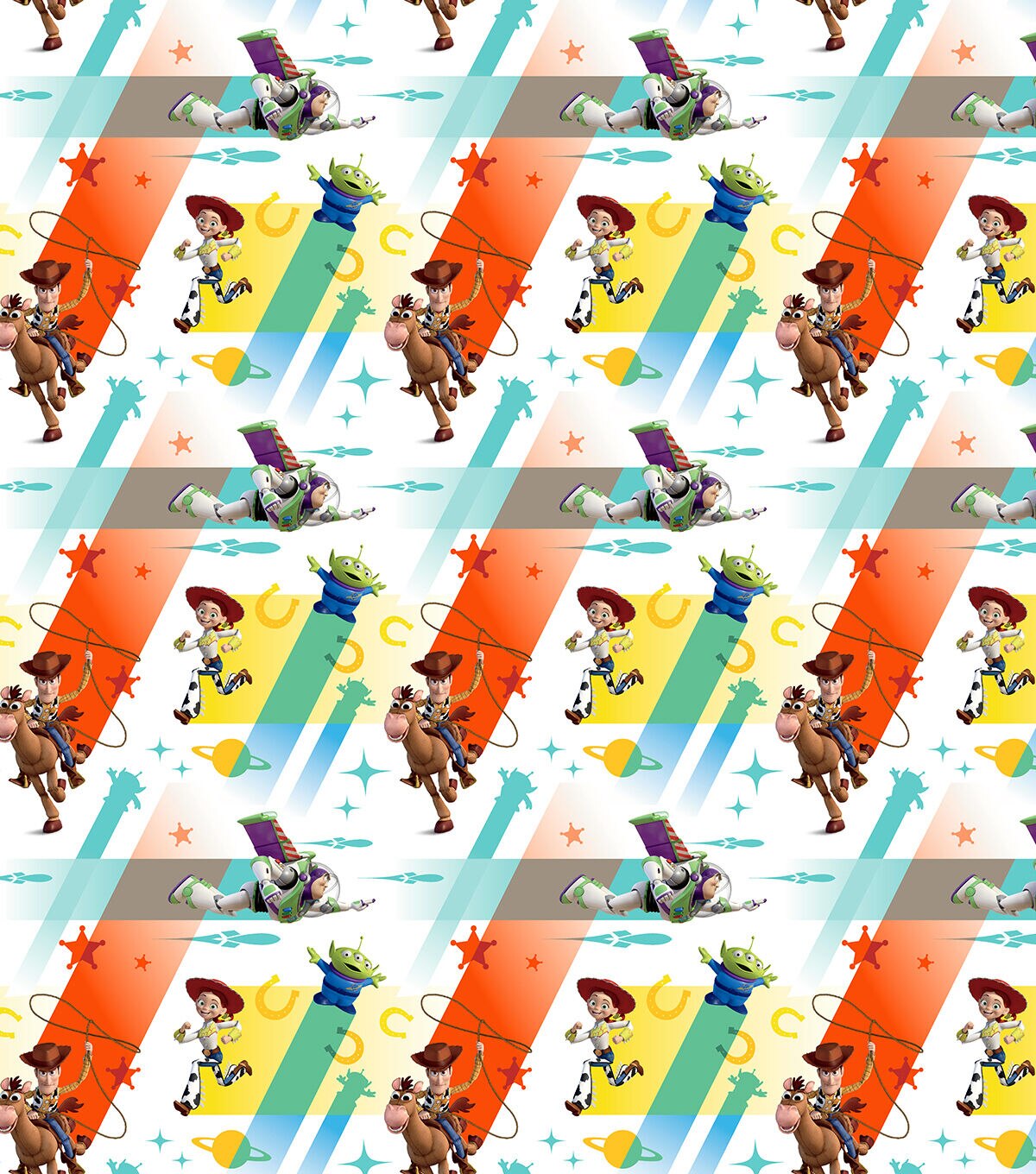 Disney Toy Story 4 Cotton Fabric Friends