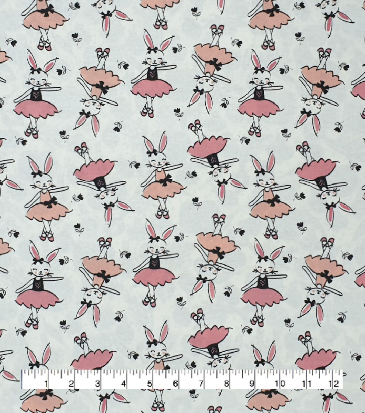 Ballerina Bunny Super Snuggle Flannel Fabric