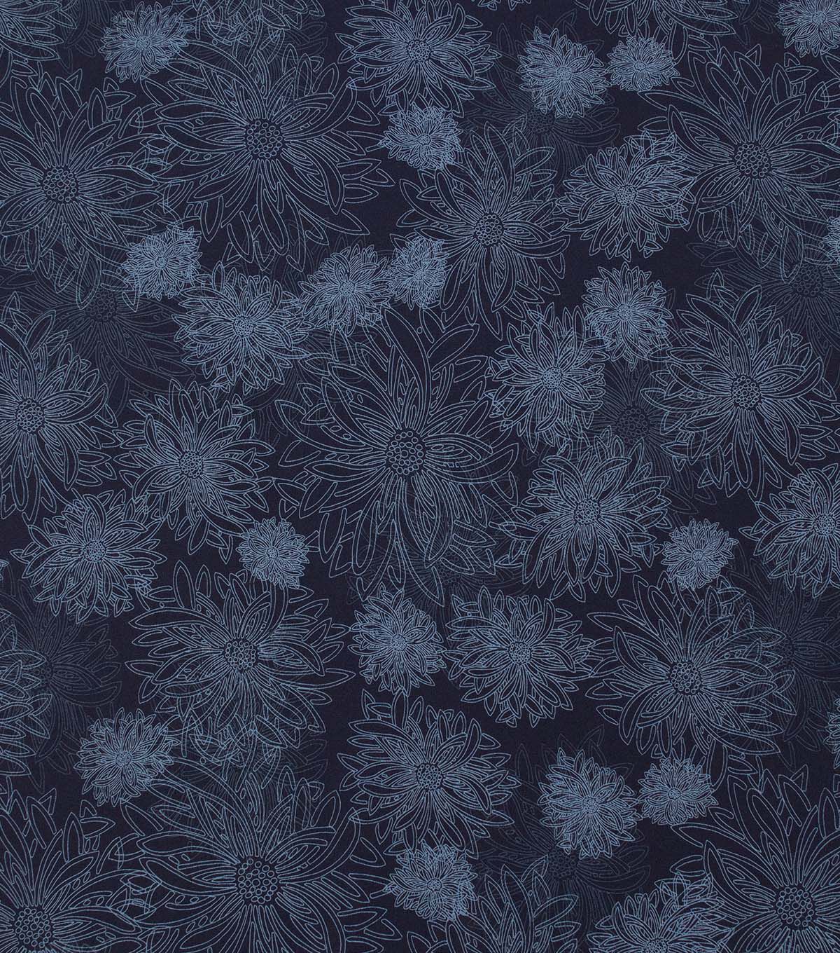 Art Gallery Fabrics Floral Elements Nocturne Cotton Fabric