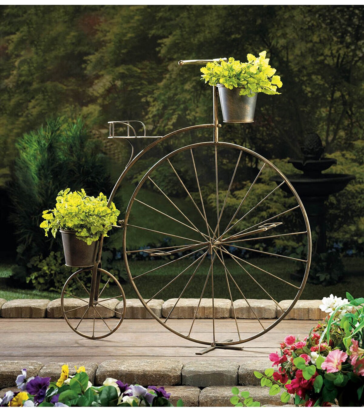 Zingz & Thingz 34in Old-fashioned Bicycle Plant Stand
